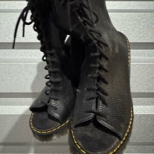 Dr. Martens Black Lace-Up Boots
